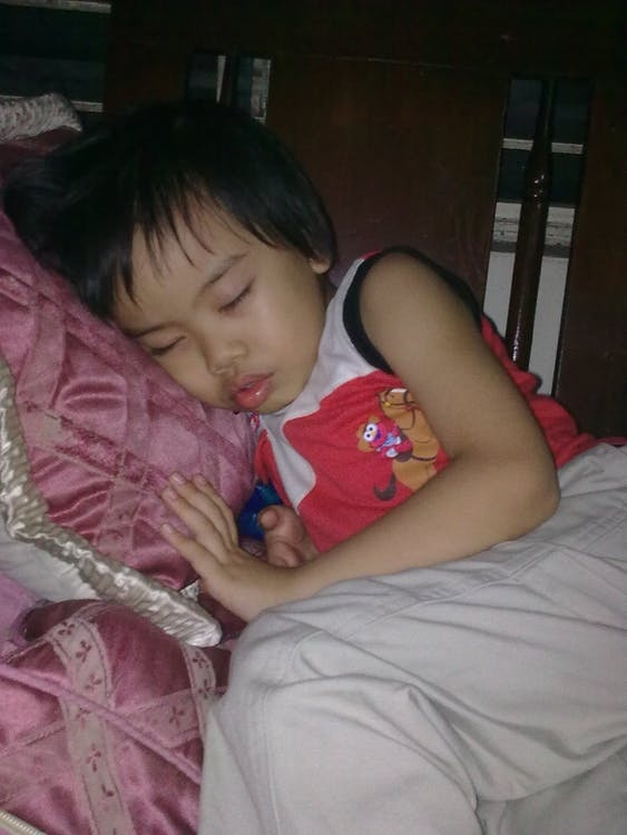 A sleeping child