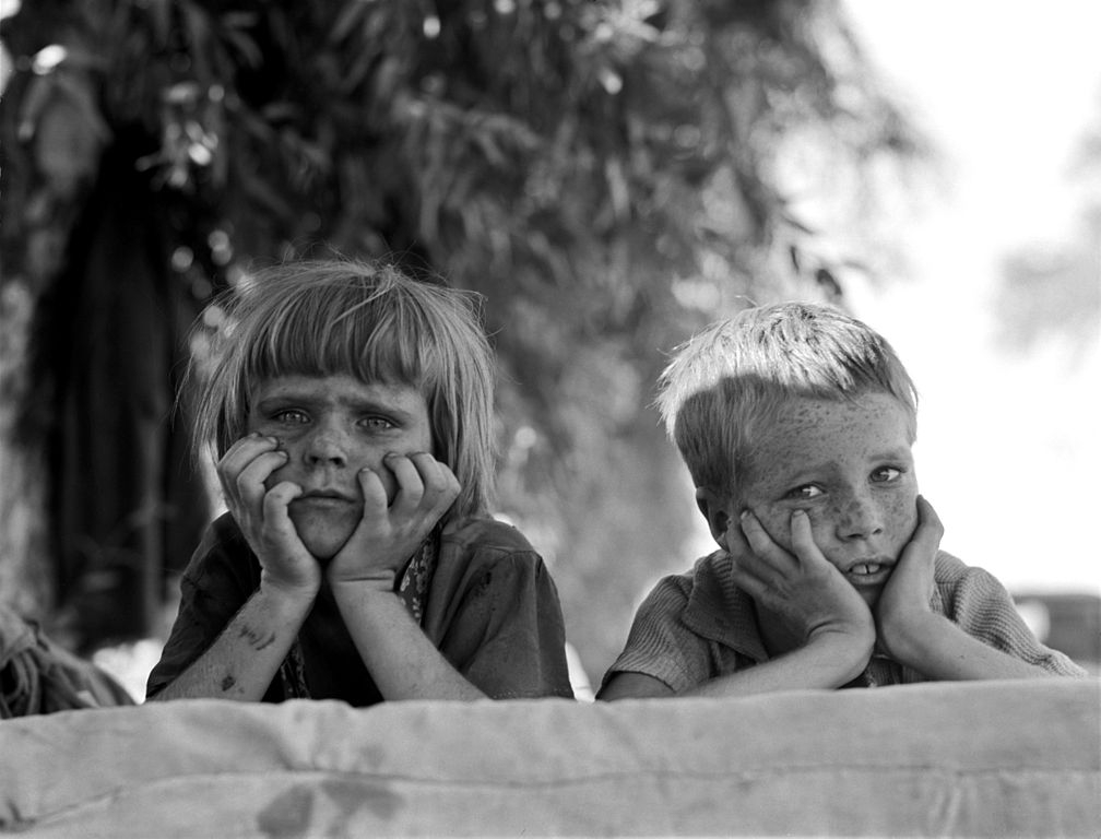 A photo by Dorothea Lange