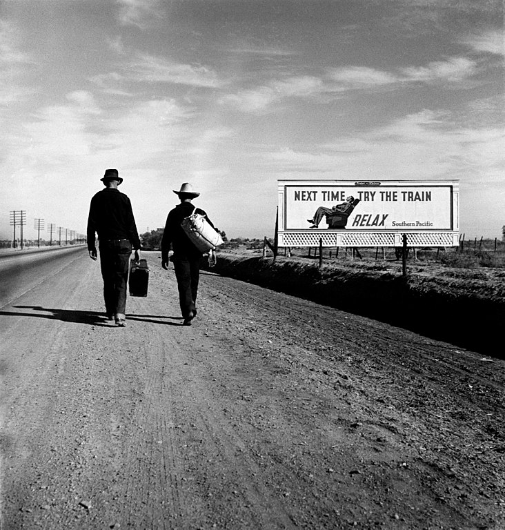 A photo by Dorothea Lange