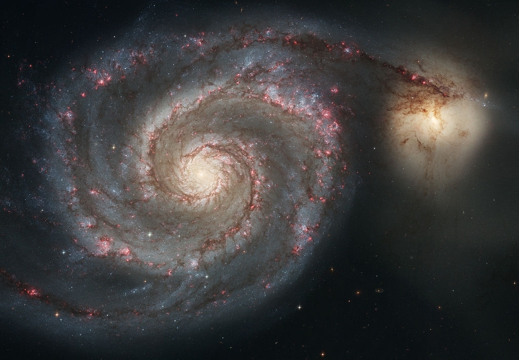 Whirlpool Galaxy (Hubble Space Telescope photo)