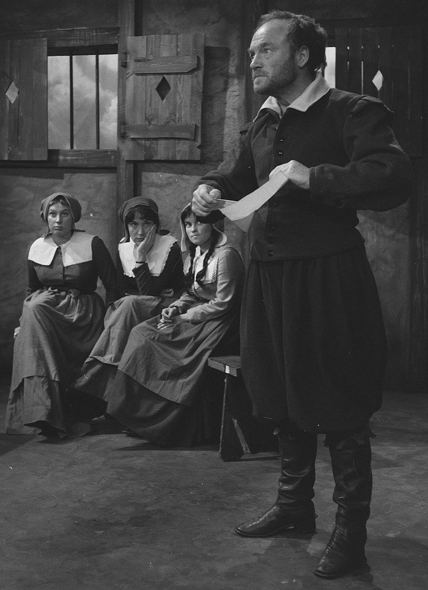 A scene from The Crucible by Miller