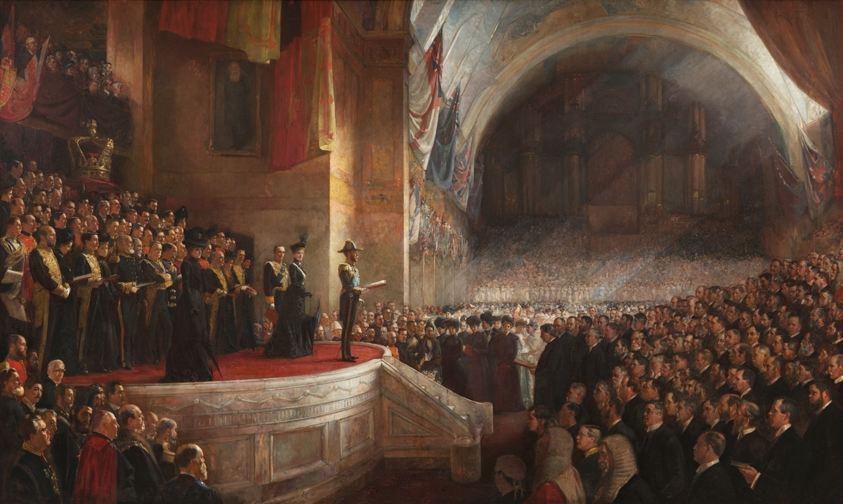 Australia's first Parliament is opened in 1901.
