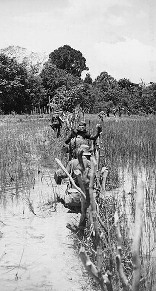 British troops during the Malayan Emergency