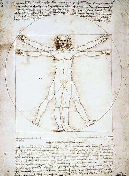 Vitruvian Man by Leonardo