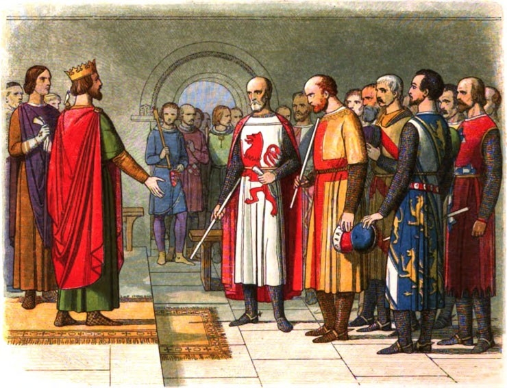 King Henry III meets with parliament