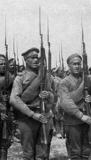 Russian soliders, 1917