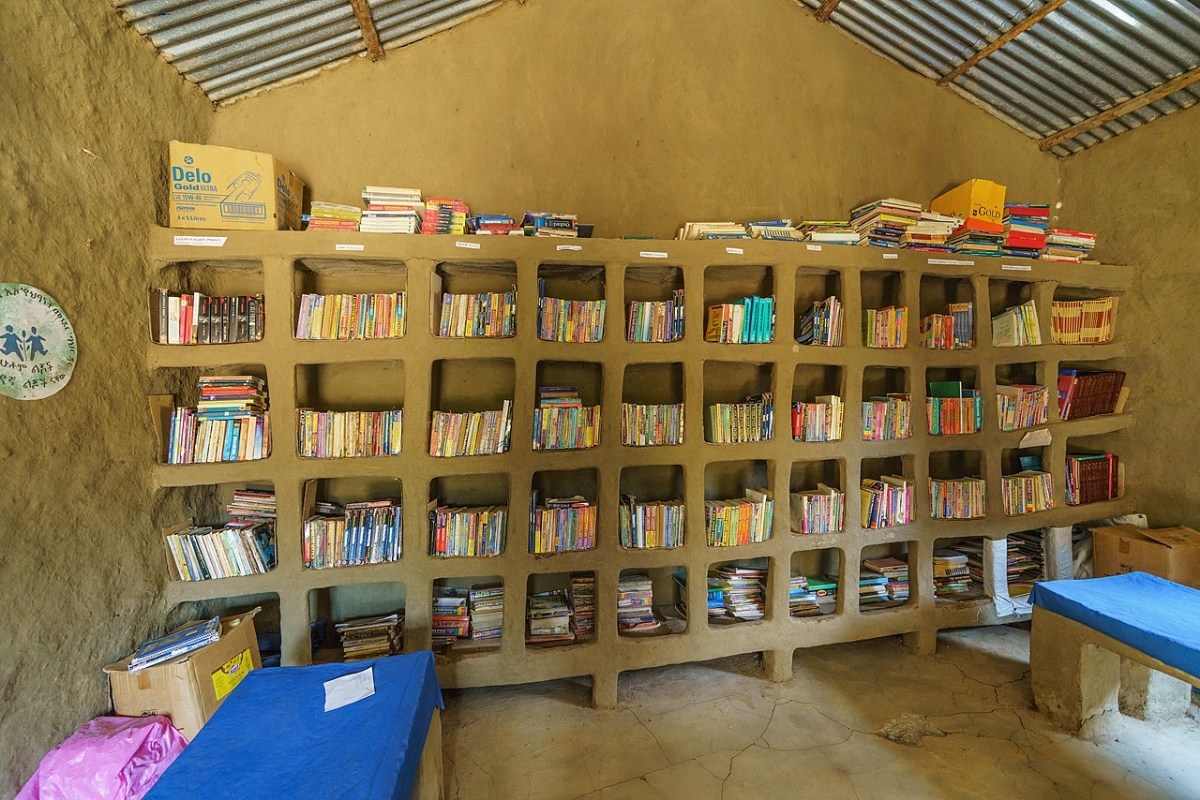 Community school library, Ethiopia