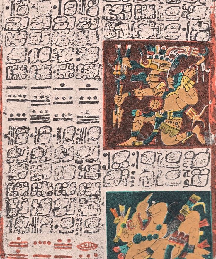 The Dresden Codex, a Mayan book