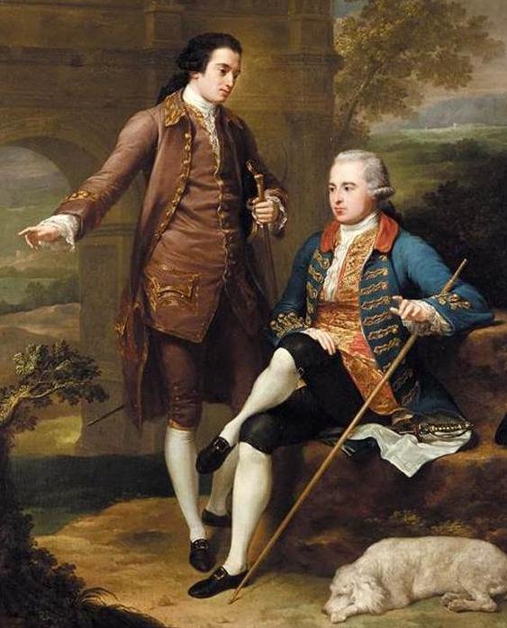 Dress for fashionable men in 1767