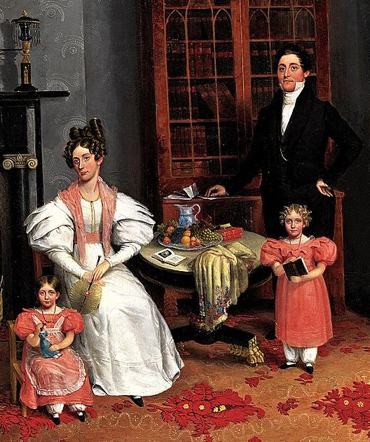 An 1833 portrait of an American family