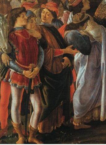 Men wearing fashionable tunics in Renaissance Florence