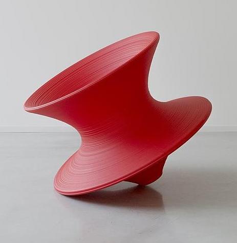 The "Spun" chair, designed in 2007