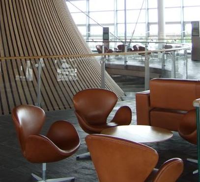 "Swan" chairs at the Senedd in Wales, 2007