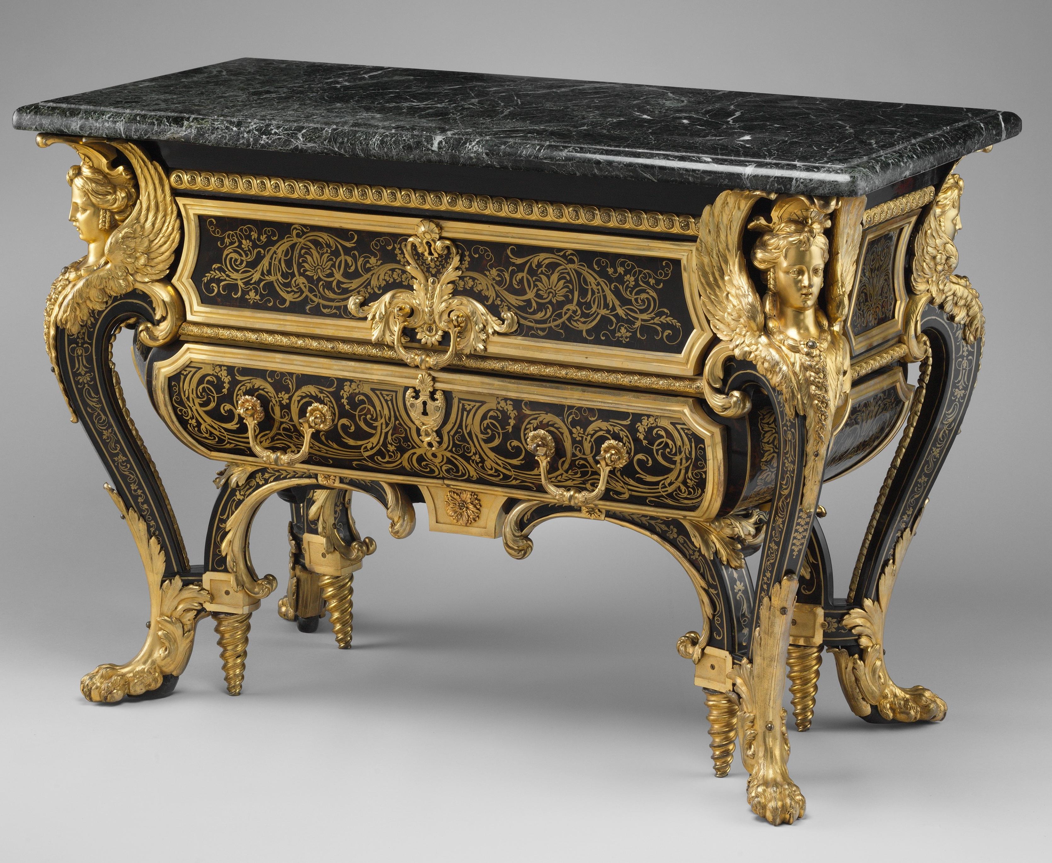 A writing desk (1715) by André Charles Boulle