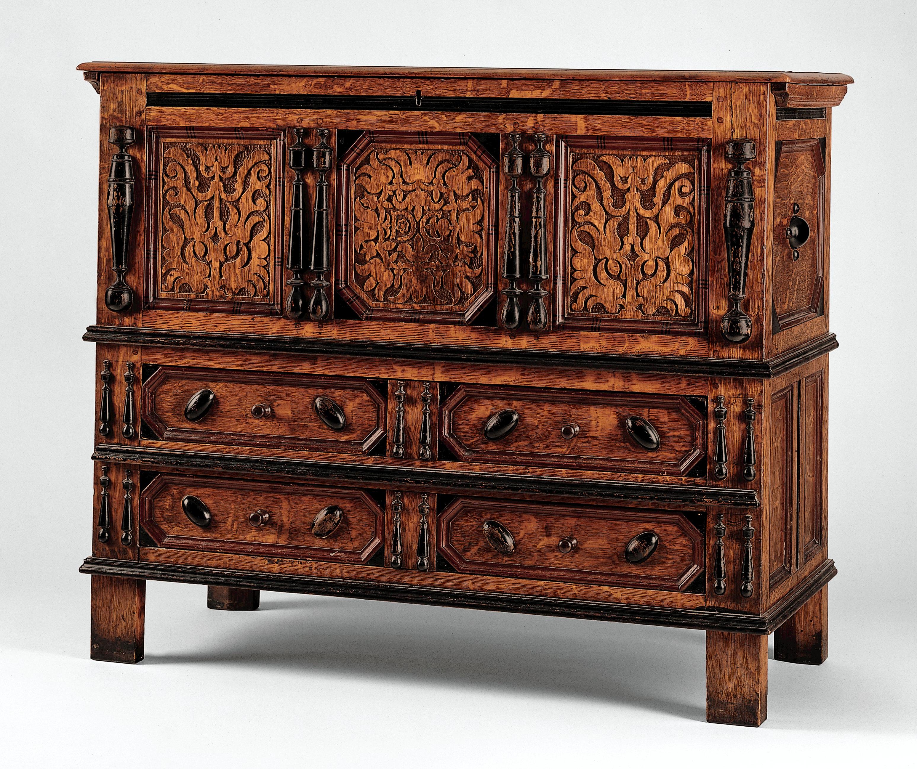 An chest of drawers in the Baroque style