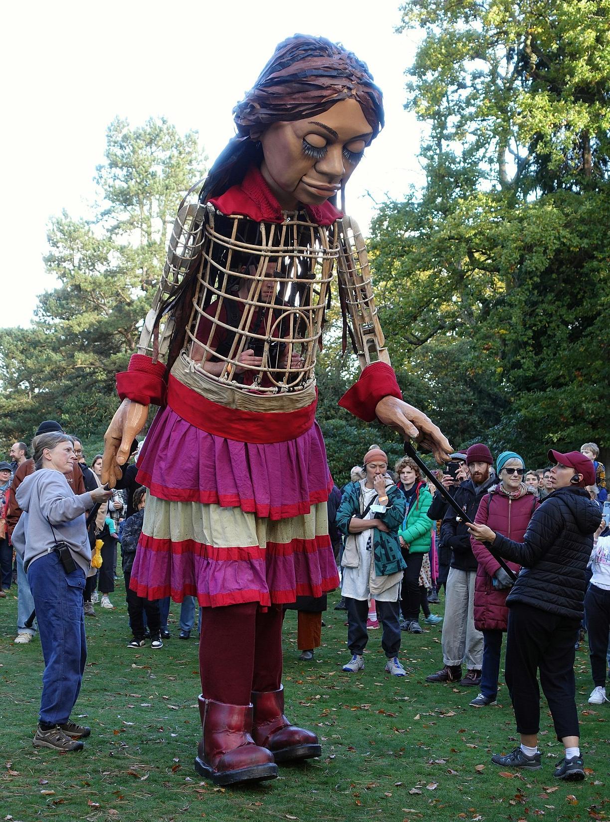 Liuttle Amal in Barnsley, England, October 2021