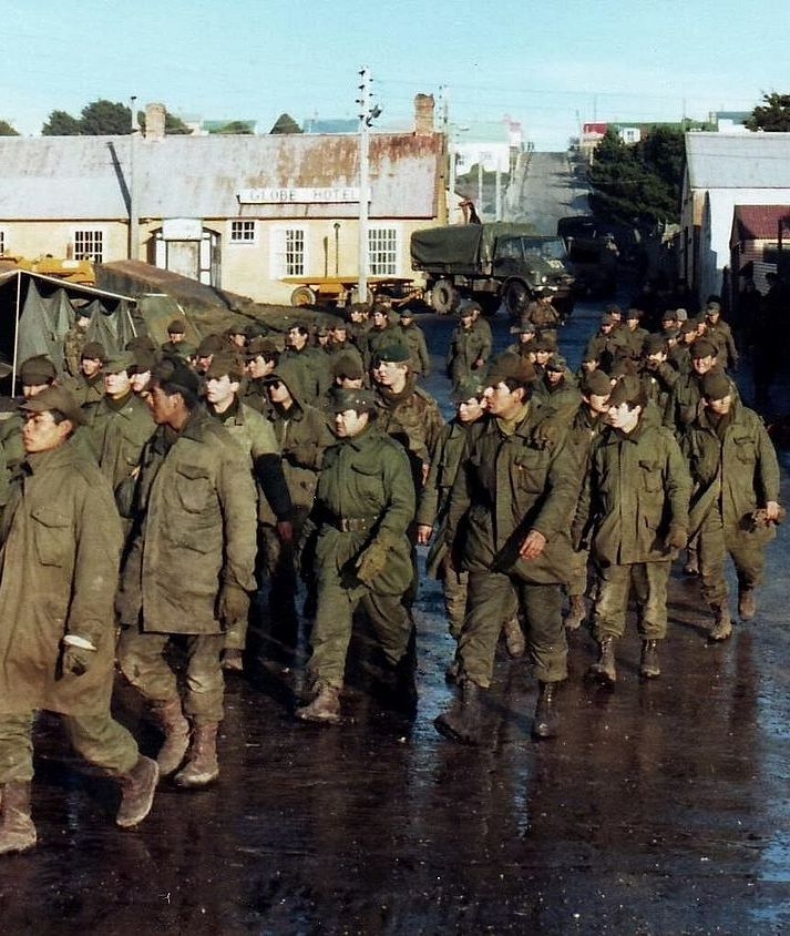 Argentine prisoners of war in Stanley, 1982
