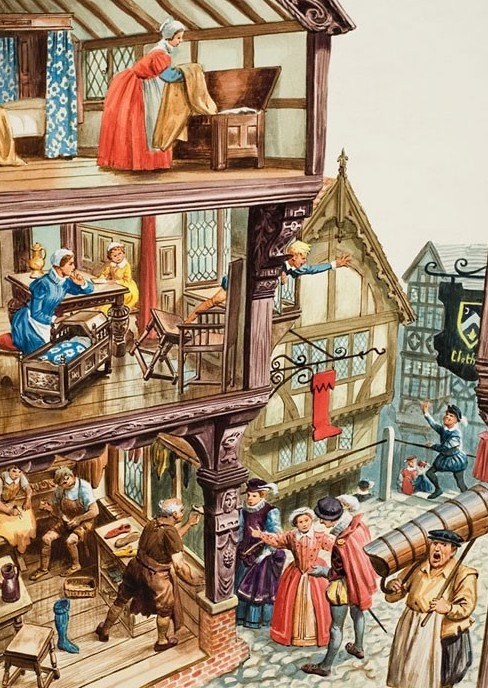 Inside a Tudor townhouse