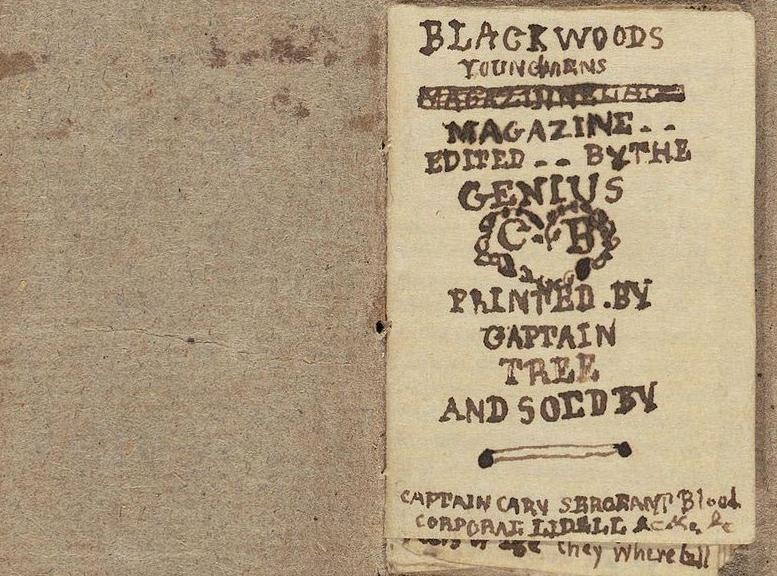 A miniature magazine by Charlotte Brontë