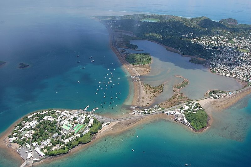 Aerial view of Petite-Terre