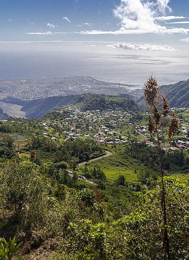 Viewpoint over the town of La Possession
