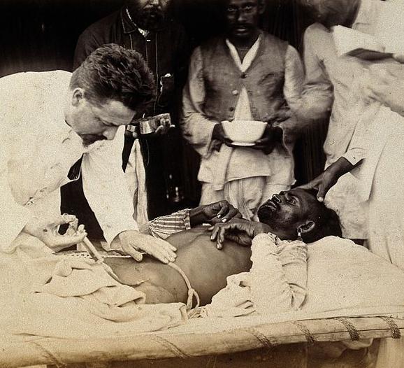 Outbreak of bubonic plague in Karachi, 1897.