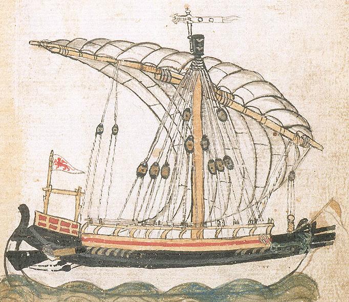 A 14th-century galley