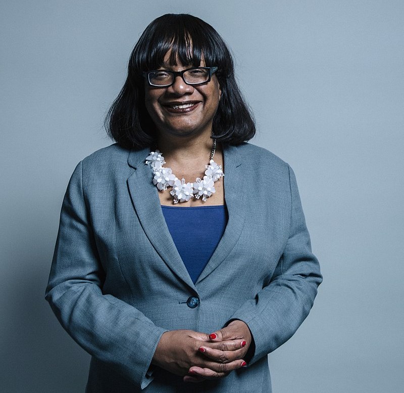 Diane Abbott, the first black woman elected as an MP