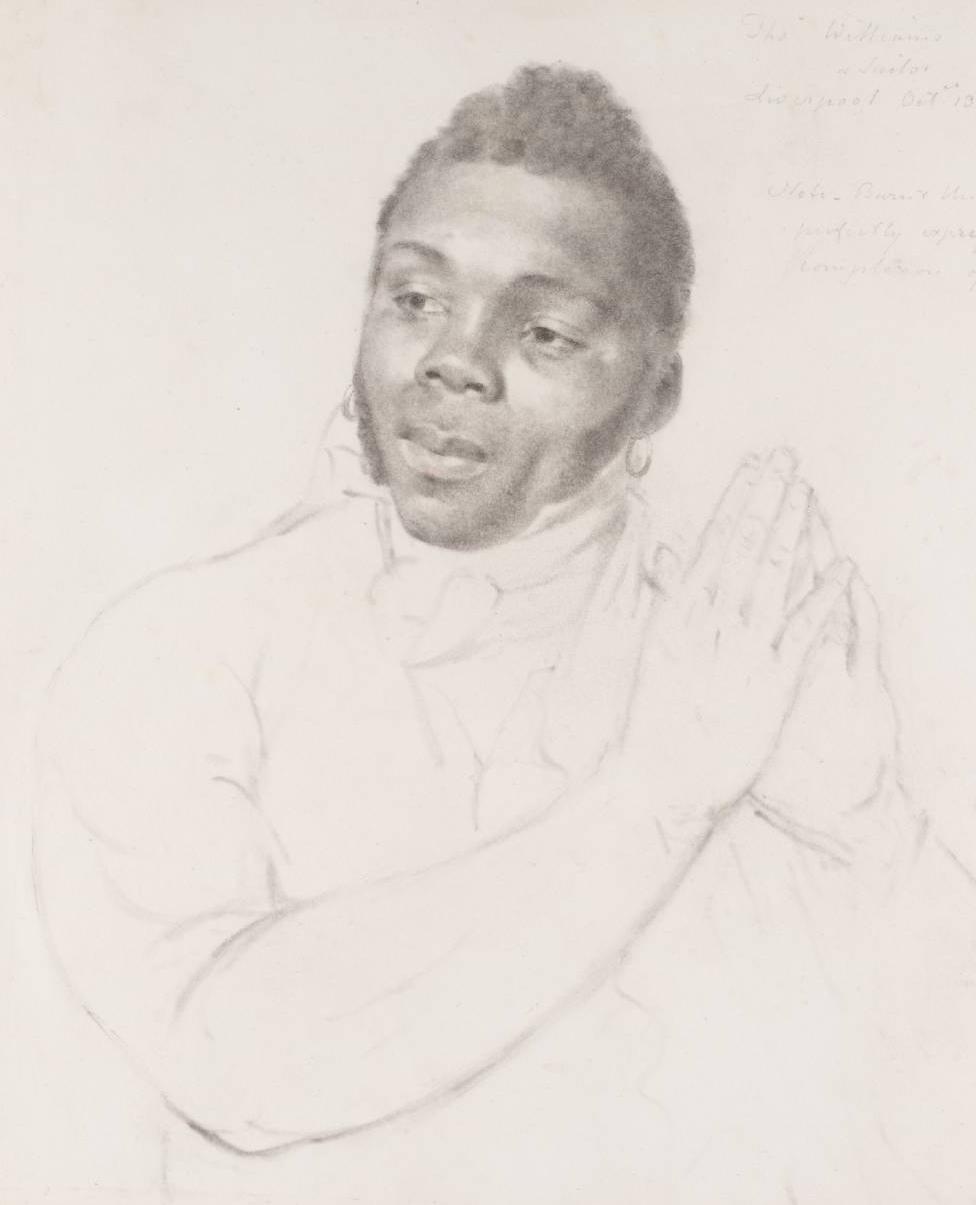 A portrait of a black sailor, made in 1815