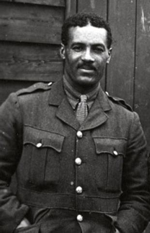 Walter Tull, the first British-born mixed-heritage infantry officer
