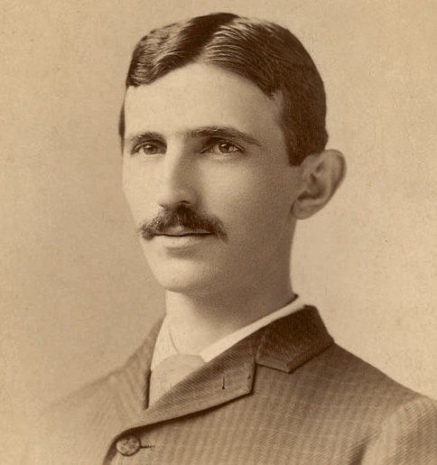 Nikola Tesla in around 1885