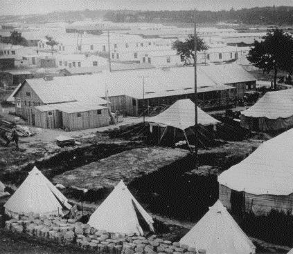 British Army Base Camp hospital at Etaples
