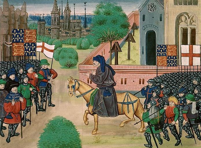John Ball delivers his sermon to the rebels at Blackheath