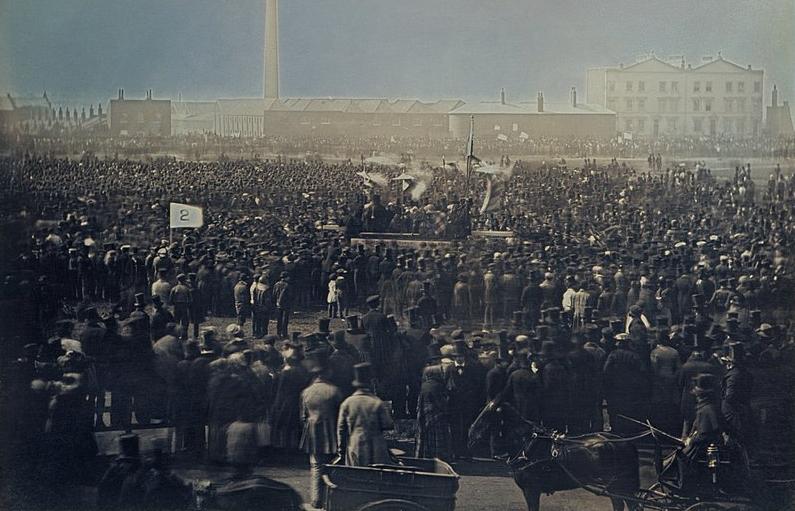 Chartist meeting on 10th April 1848, Kennington Common