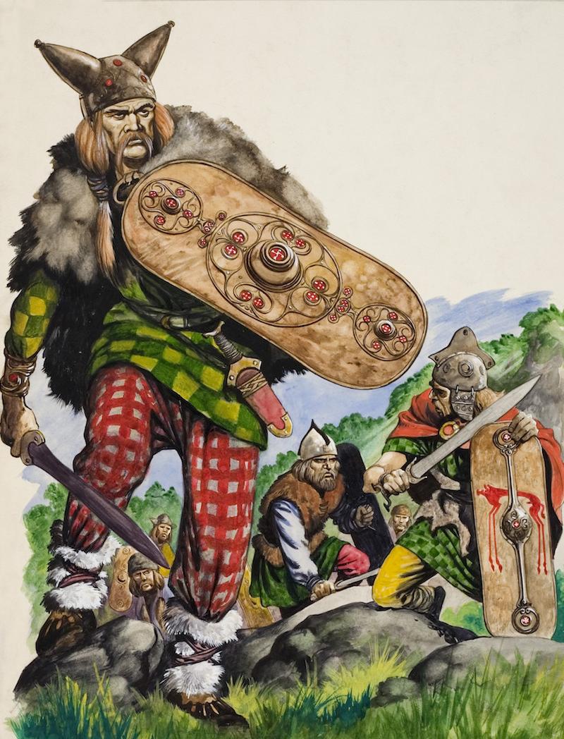 An chieftain of a tribe in Iron Age Britain