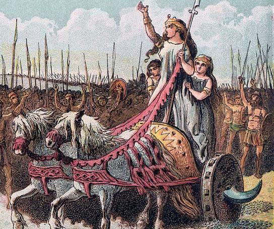 Boudicca rallies her troops