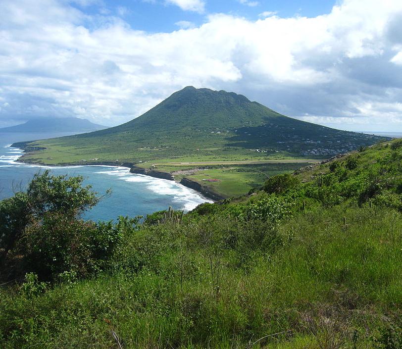 View of the Quill, St Eustatius' dormant volcano