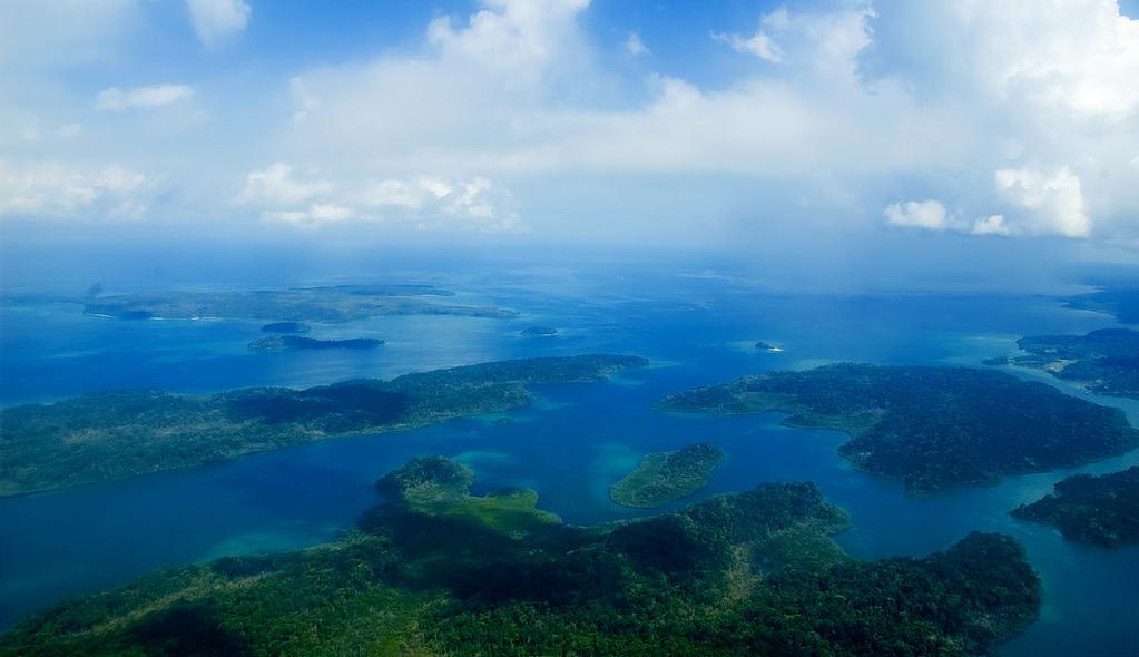 Aerial view of the Andaman Islands