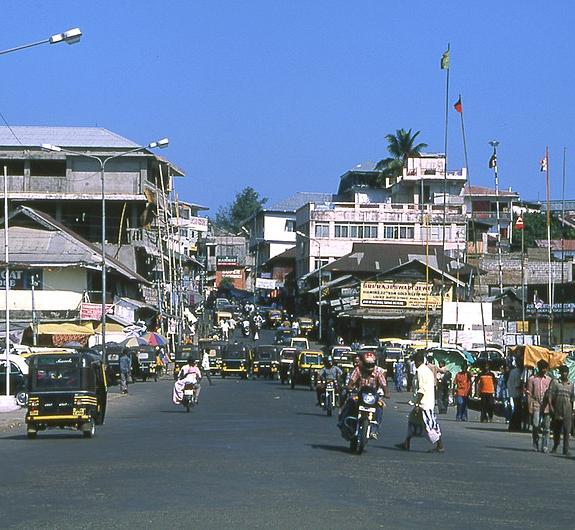 The main street of Port Blair, Andaman Islands