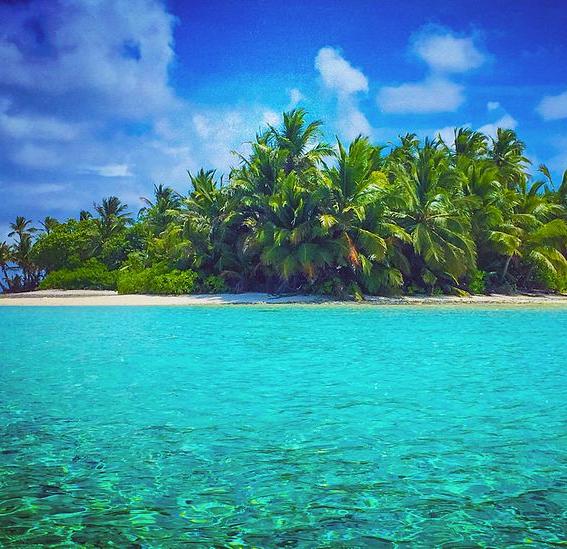 A coral island in the Cocos (Keeling) Island group