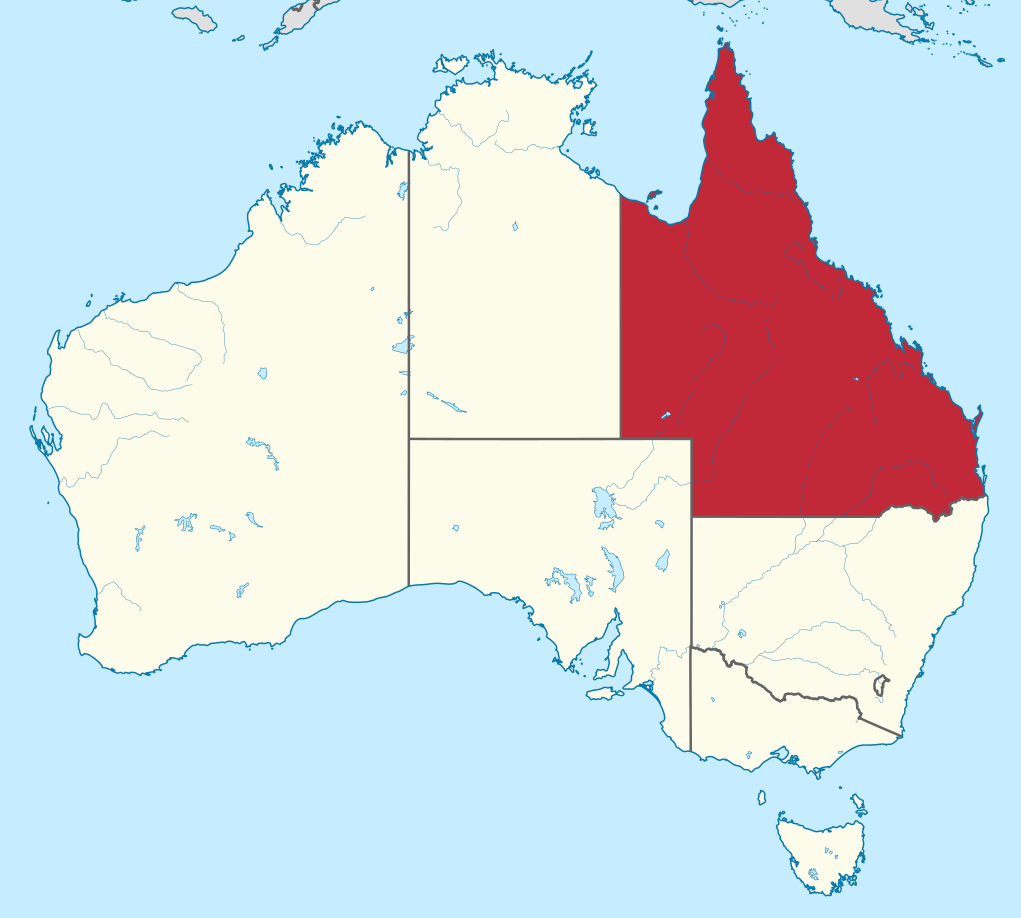 Location of Queensland