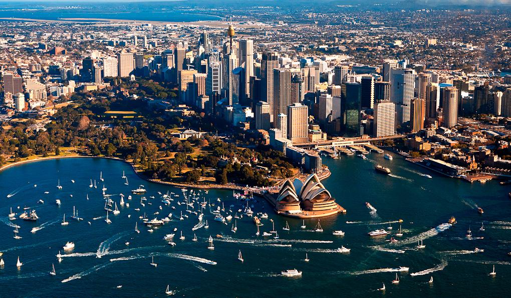 Sailing in Sydney Harbour