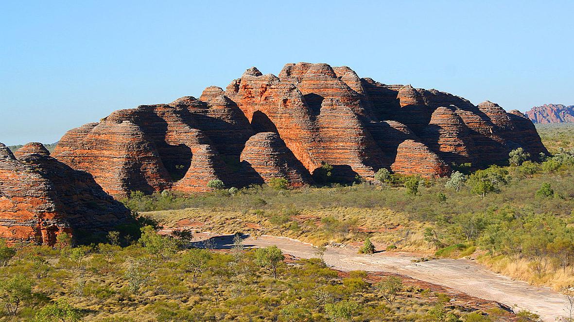 Sandstone domes of the Bungle Bungle Range
