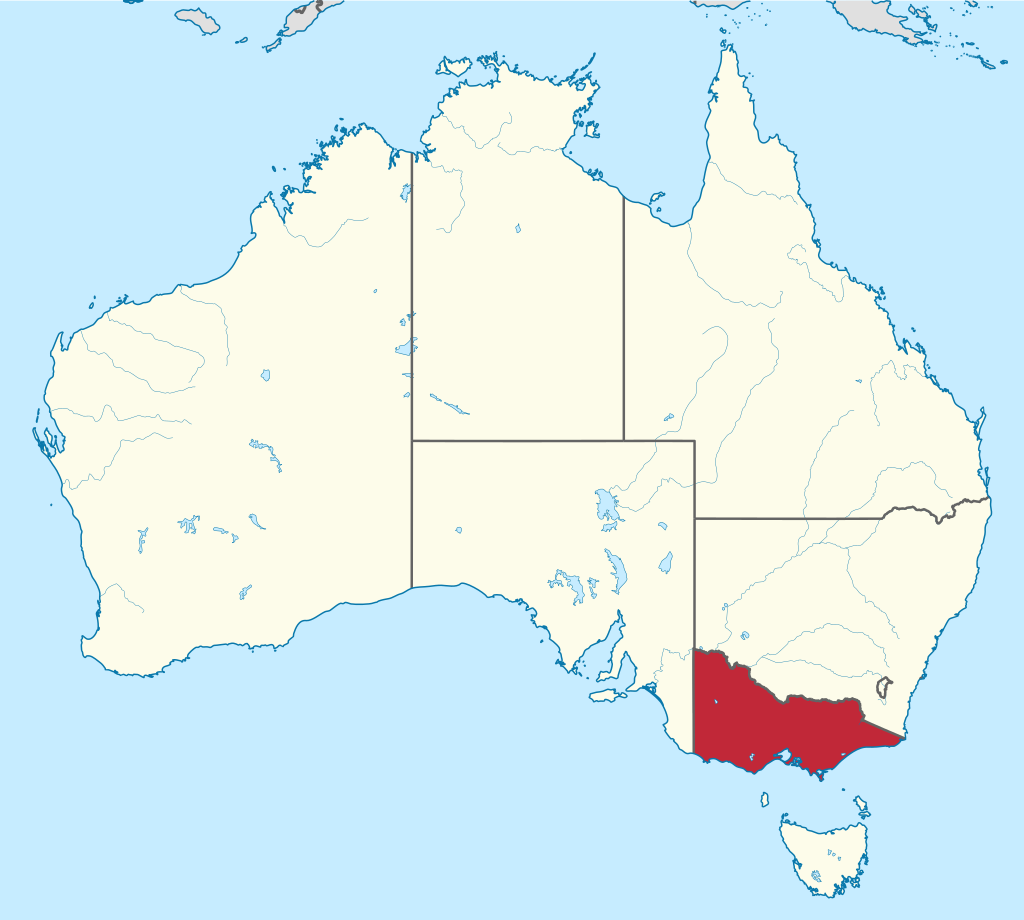 Location of Victoria