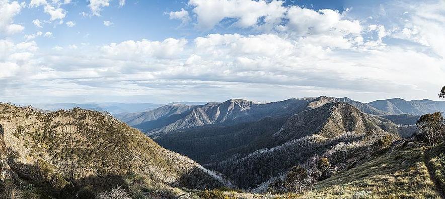 A view of the Victorian Alps near Mount Speculation