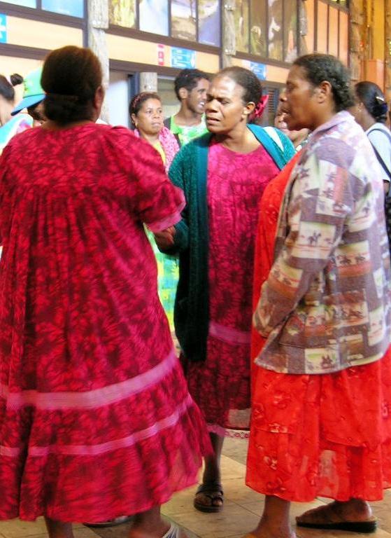 Kanak women from New Caledonia