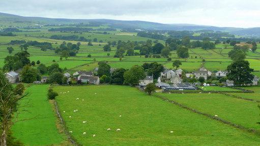 Medieval field patterns in England today