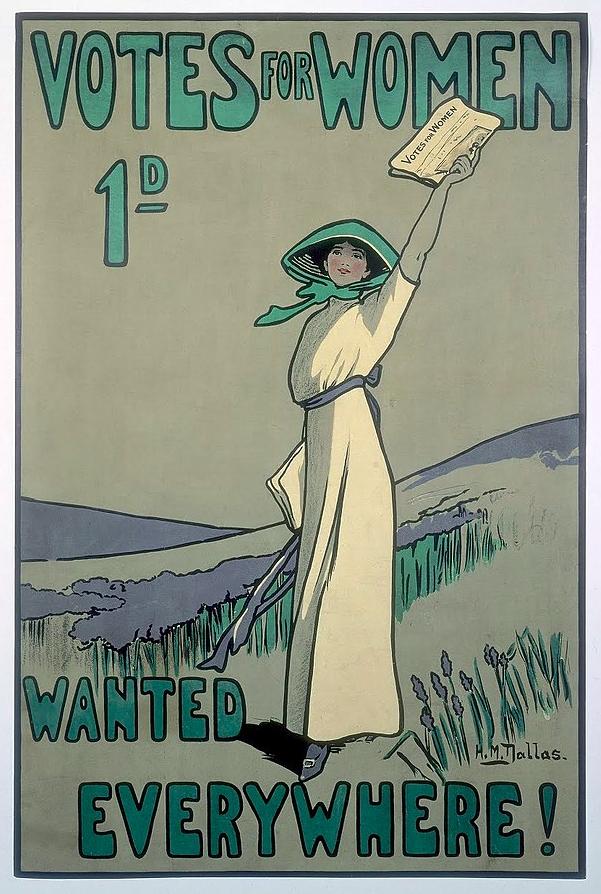 A WSPU poster from 1909