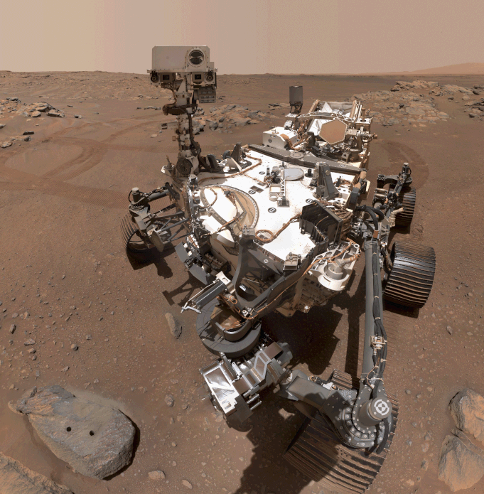 A selfie of Perseverance, 10th September 2021