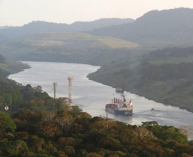 A view of Panama Canal at Gamboa